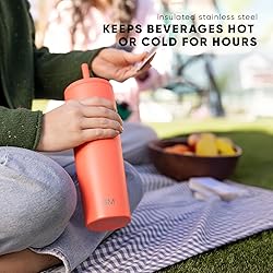 Simple Modern Insulated Tumbler with Lid and Straw