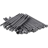 QMNNMA 20 PCS Leather Stamping Tools, Saddle Leather Stamping Kit