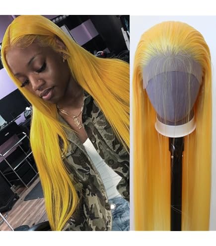 Amazon.com : QD-Tizer Ginger Orange Wig with Blonde Highlights