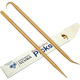Rosemont Scuba Premium Brass Pick Kit &ndash; 2 Picks with 4 Tip Styles | O-Ring and Seal Removal Tools for Scuba Diving, Automotive, and DIY Maintenance | Durable, Scratch-Free Design