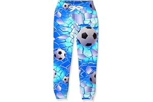 UNICOMIDEA Boys Girls Jogger Pants Funny 3D Graphic Sweatpants Athletic Sports Pants for Kids 6-16 yrs
