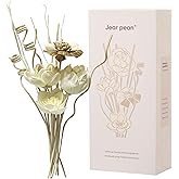 Reed Diffuser Sticks, Reed Diffuser Sticks Flowers, Reed Diffusers Set for Bathroom, Reeds Diffuser for Home, Bedroom Decor, Office,12Pcs, Natural Flower
