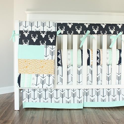 arrow crib skirt