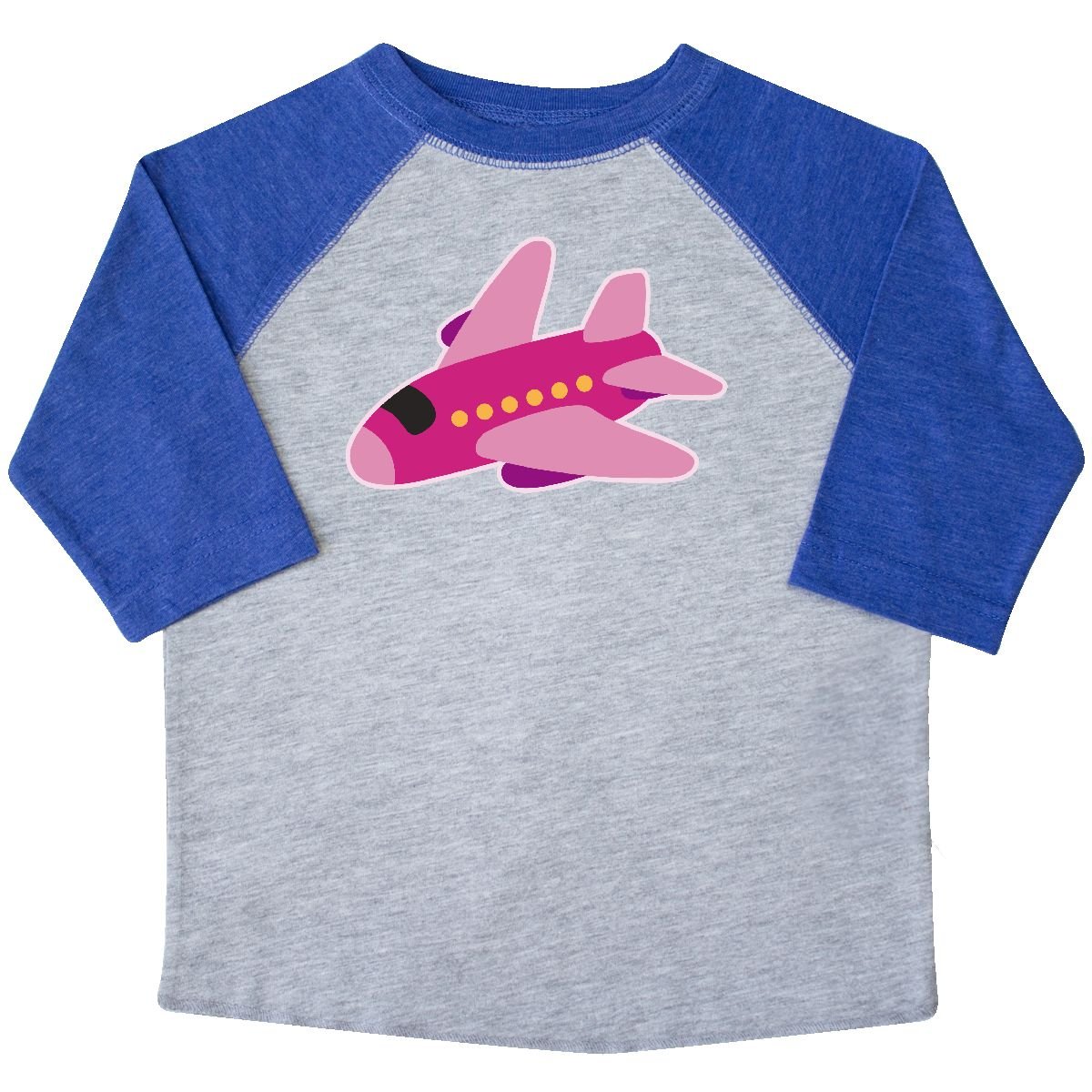 inktastic Girls Pink Airplane Pilot Toddler TShirt Tees Baby