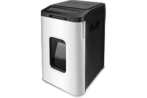 Aurora Commercial Grade 400-Sheet Auto Feed High-Security Micro-Cut Paper Shredder/ 240 Minutes/Security Level P-5