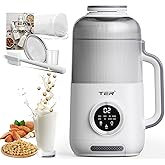 10-in-1 Nut Milk Maker, 40oz Almond Milk Machine for Homemade Plant-Based Milk, Oat, Soy, Coconut milk, Juice & Soup, Electri
