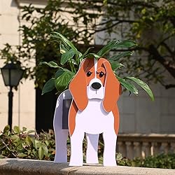 Gochoi Beagle Gifts for Women,Beagle Dog Planter