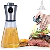 GLLBTPT Oil Sprayer For Cooking 200ml Oil Sprayer for Air Fryer 304 Stainless Steel Olive Oil Dispenser Spray Bottle with Fun