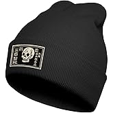 Ztuhjvy Cool Graphic Beanie for Men and Women - Black