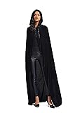 Evlatte Velvet Cloak, Adult Hooded Cloak Velvet