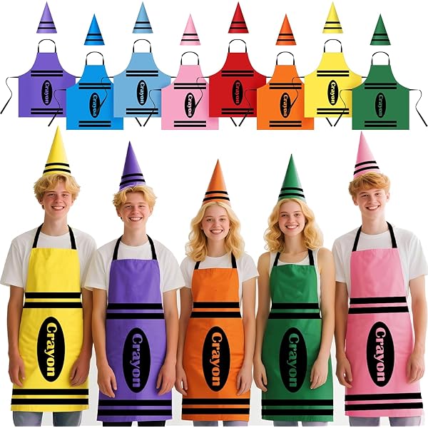 Dress Up America Toddler T2 Green Crayon Costume Set - Tunic And Hat - View #8