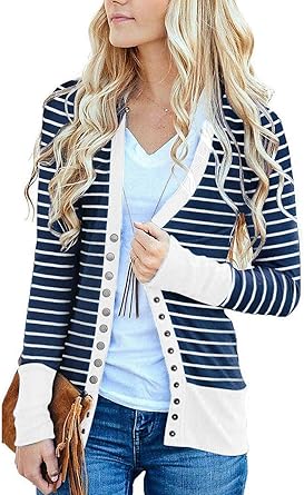 amazon navy blue cardigan