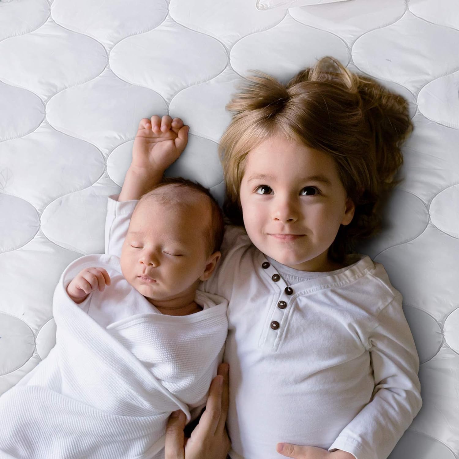 Decroom Cooling Queen Size Mattress Pad, Breathable Down Alternative Quilted Fitted Mattress Protector Cover with 18" Deep Pocket, 60x80Inches: Home & Kitchen
