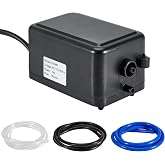 ScitoLAB Vacuum Pump 16-18 L/Min with Switch, Oilless Lab Pump, 110V | Oil Free Vacuum Pump with 3 Hose Sizes for Laboratory Hobby Industrial