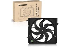 A-Premium Engine Radiator Cooling Fan Assembly Compatible with Select Nissan Models - Rogue Sport 2017-2022 L4 2.0L, Qashqai 