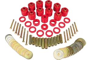 Prothane (1-111) Red 1" Lift Body Mount compatible with Jeep CJ5 and CJ7