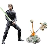 STAR WARS The Black Series Luke Skywalker &amp; Grogu, The Book of Boba Fett, 6-Inch Action Figures, 2-Pack with 9 Accessories, Ages 4 and Up
