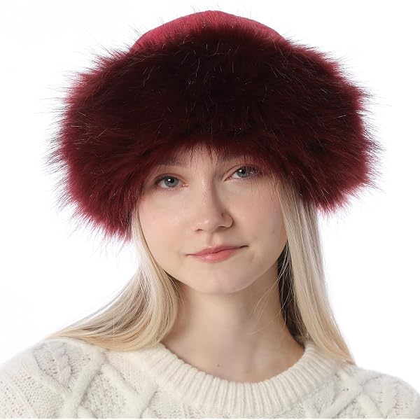 Faux Fur Russian Hat Warm Classic Cossack Style Hat for  display picture 1