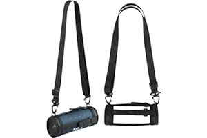 TXEsign 1 Pack Travel Carrying Strap Case Cover Compatible with JBL Flip 6 Portable Bluetooth Speaker Two Sides Mesh Covers Protective Cover Case with Shoulder Strap for JBL Flip 6