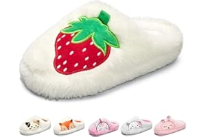 IceUnicorn Toddler Slippers Unisex-Child Easy Slip Kids Slipper Boys Girls Comfortable Winter House Shoes(Toddler/Little Kid/Big Kid)