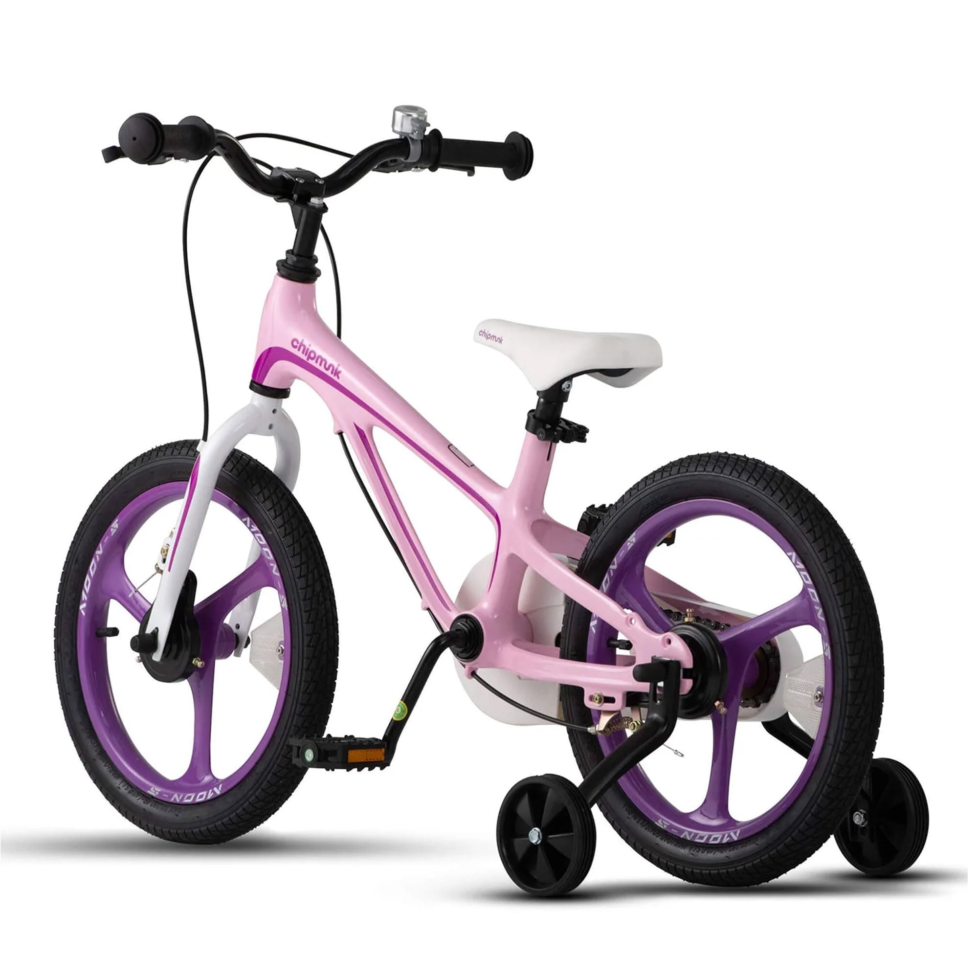 Royalbaby Space Kids Bike 14 16 18 Inch Mg Aluminium Alloy Boys Girls Bicycle Ages 3-9 Years Disc Brakes Dual Handle Brakes Training Wheel Options