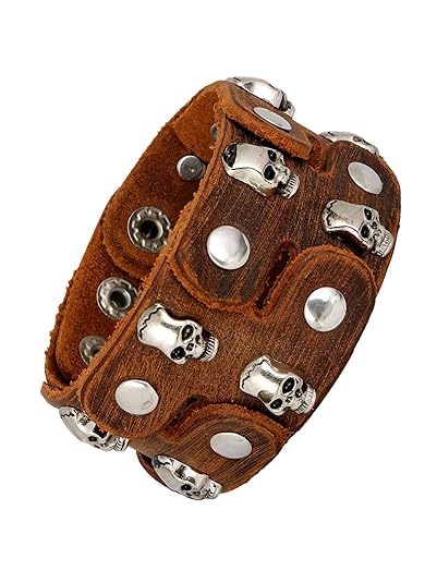 Amazon Jewelbox ファンキーパンクスカル タンブラウン 手作り