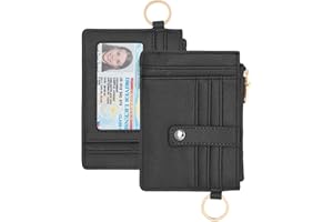 KNGITRYI Small Wallet for Women RFID Wallet for Women,Card Wallets for Women Slim,Credit Card Holder Wallet for Women (Simplicity, Black)