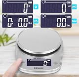 Duronic Digital Kitchen Scales with Bowl 3L Backlit Display view 4