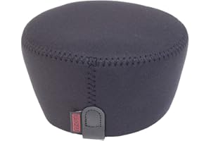 OP/Tech USA Hood Hat – Universal Lens Cap for DSLR & Digital Cameras | Neoprene Camera Lens Hood, Soft Cap for Camera Lens & Protection - XXL (Black) - Made in USA