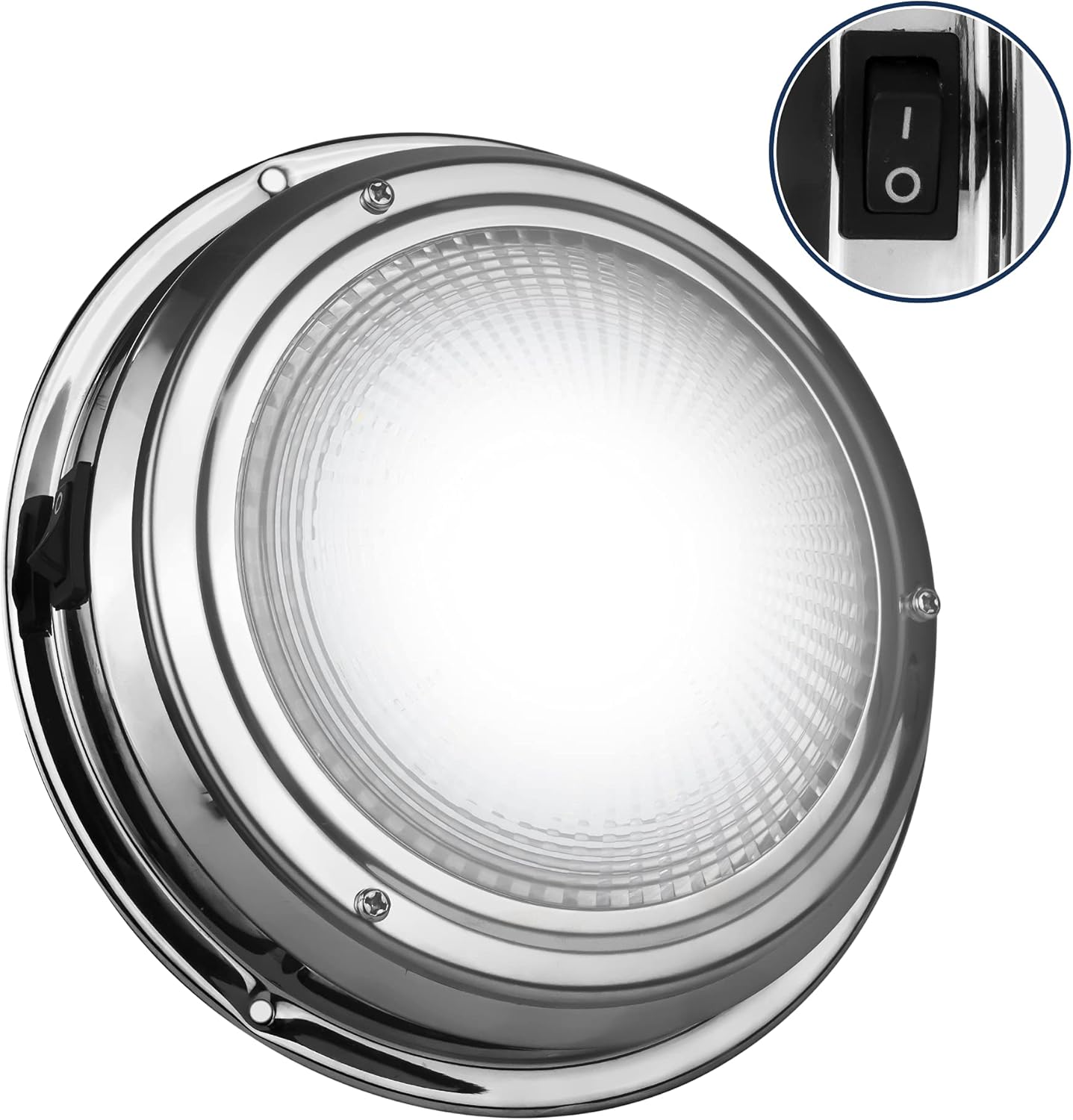 Five Oceans Marine Cool White LED Interior Dome Light, 4
