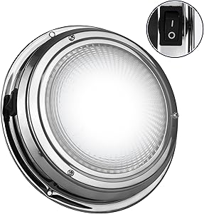 Five Oceans Marine Cool White LED Interior Dome Light, 4