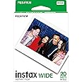 INSTAX Wide ISO 800 Instant Film with White Border, 2 X 10 Shot Pack