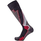 Pure Athlete High Performance Wool Ski Socks - Thermal Warm Merino Wool OTC Sock, Men Women