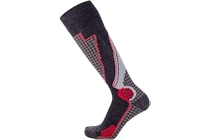 Pure Athlete High Performance Wool Ski Socks - Thermal Warm Merino Wool OTC Sock, Men Women