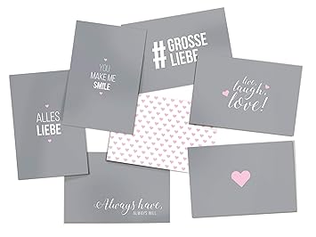 Postkarten Set Einfach Liebe Karten Für Liebe