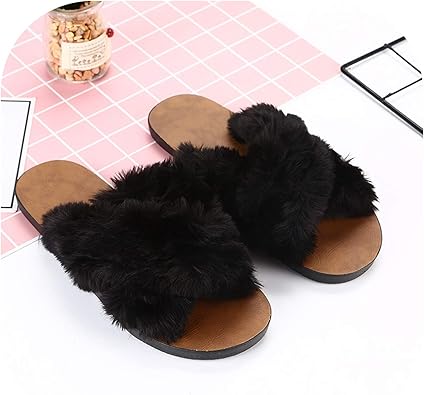 big fur slippers