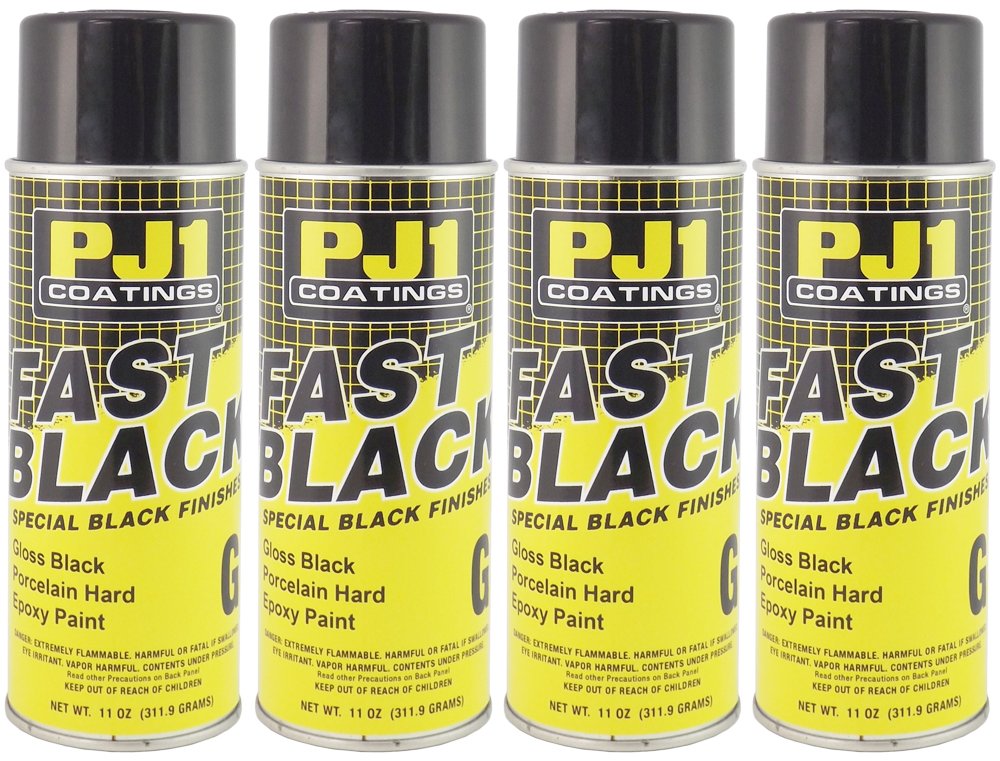 Buy PJ1 16GLS4PK Gloss Black Epoxy Spray Paint, 44 oz, 4 Pack Online
