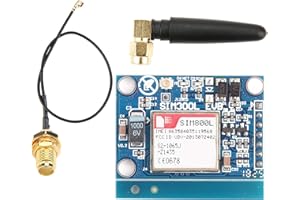 Kadimendium SIM800L Module GSM GPRS SMS 5V Wireless Extension Module with Antenna Replacement for