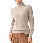 KVSS Women's Cashmere Sweater Turtleneck Long Sleeve Pullover Sweaters for Women Lightweight | Luxury from Inner Mongolia