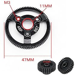 48P 86T Spur Gear Hardened Steel Transmission Gears