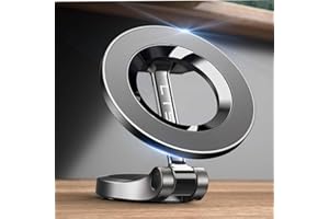 LISEN for MagSafe Car Mount, [24 Strong Magnet] 360° Rotation Magnetic Phone Holder Car Support Cellulaire Auto iPhone Car Ho
