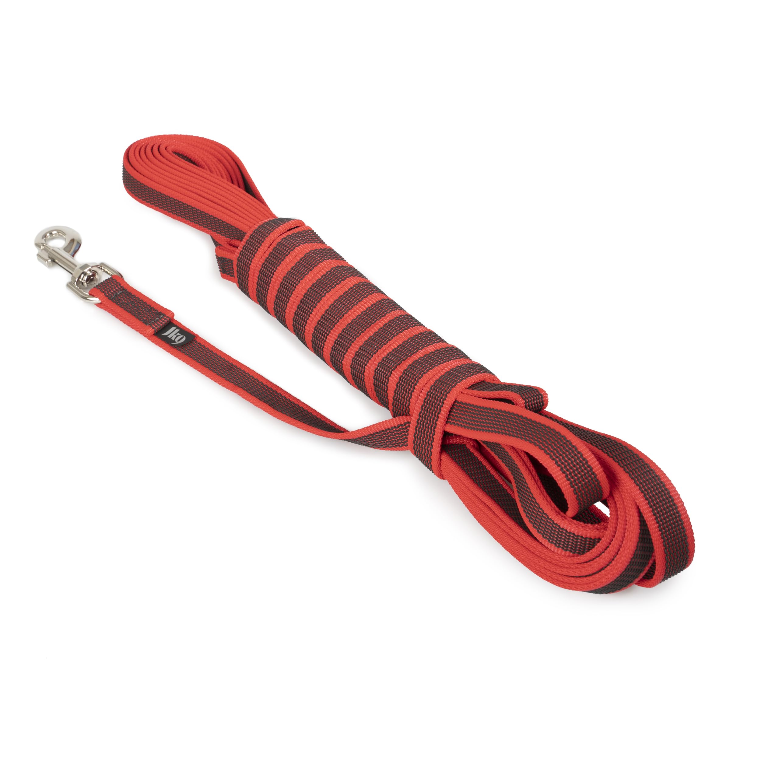 Color & Gray Super-Grip Leash with Handle, 20 mm x 10 m, Red-Gray