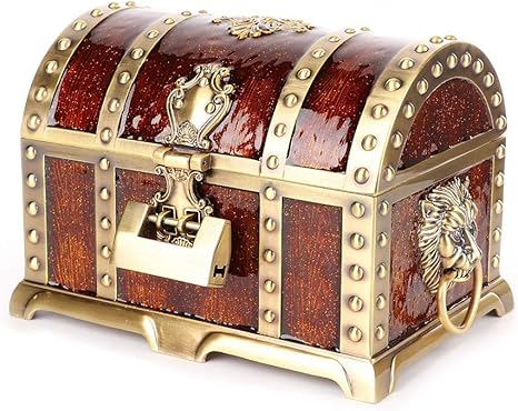 Amazon ジュエリーボックス 2層レトロジュエリーオーガナイザーボックス ソフトインナーレイヤー付きの絶妙なジュエリー収納ボックス ヴィンテージコレクション ウェディングセンター 収納イヤリング ネックレス ブレスレット ジュエリー収納 オンライン通販