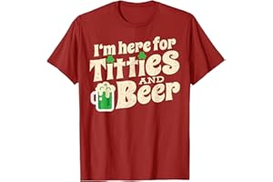 JONFRIDAY FUNNY IRISH ST PATRICKS DAY 2020 Titties And Beer Funny St Patricks Day 2020 T-Shirt