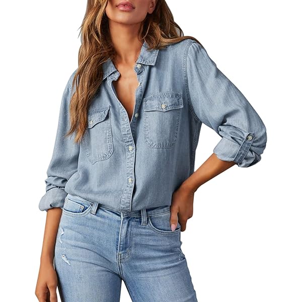 売れ筋商品|||イチ シャツ レディース トップス IXWILMA - Blouse - cashmere blue ozie レディースシャツブラウス レディースワイシャツ