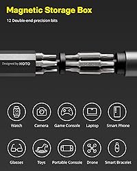 HOTO 24 in 1 Multi Bit Mini Screwdriver Set