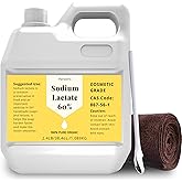 38.4 Ounce Sodium Lactate for Soap Making & Lotions, Premium Sodium Lactate Liquid, 60% Concentration, Cosmetic Grade, Moisturize Anti-Aging, Makes Soap Harder and Unmold Faster