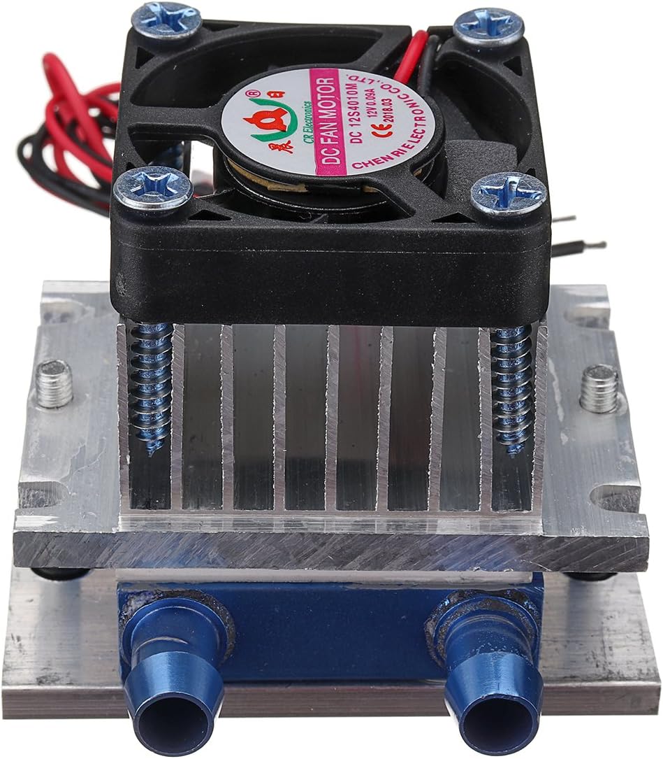 FEVERWORK 12V Thermoelectric Peltier Refrigeration Semiconductor Cooling Cooler Fan System Heatsink