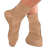 TechWare Pro Plantar Fasciitis Socks - Ankle Compression Socks for Women & Men. Achilles Tendonitis Brace & Foot Arch Support