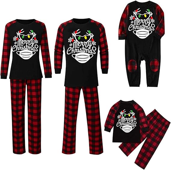 2020 Newest Family Christmas Pyjamas Set, Xmas Matching Pjs Sleepwear